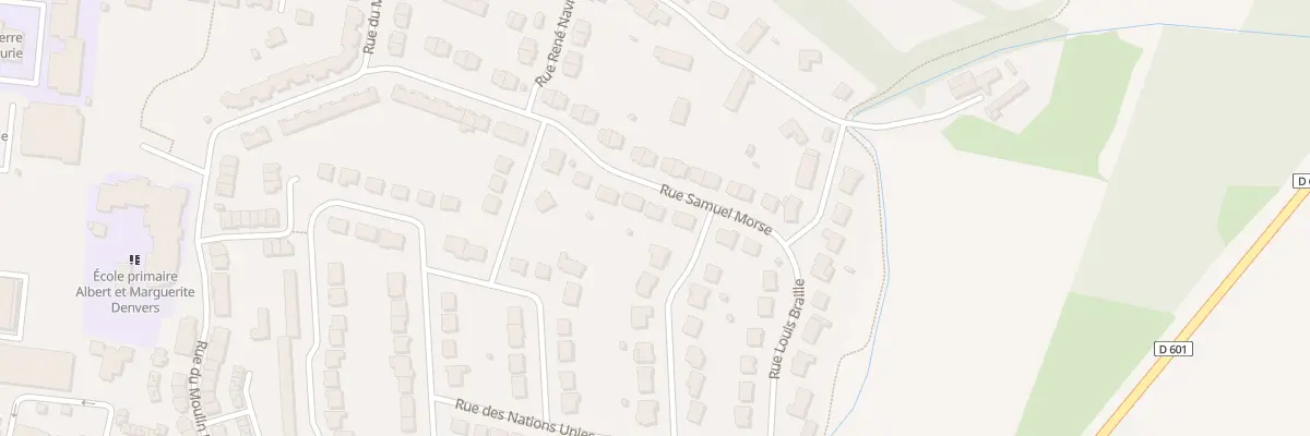 Plan du 25 Rue Samuel Morse à Gravelines