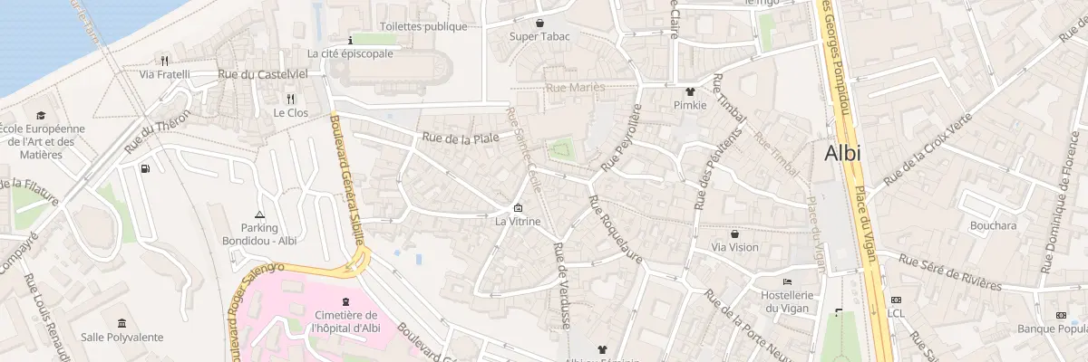 Plan du 15 Rue Sainte-Cécile à Albi