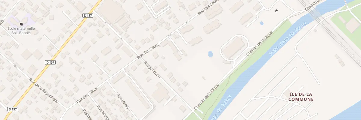Plan du 45 Rue des Côtes à Maisons-Laffitte