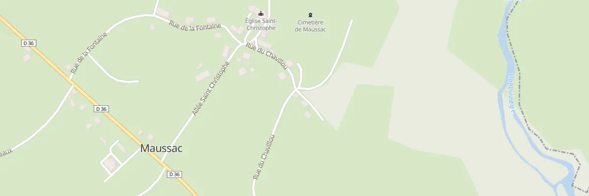 Plan du 5 Rue du Chavillou à Maussac