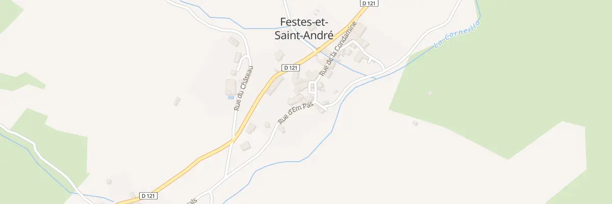 Plan du 35 Le Village à Festes-et-Saint-André