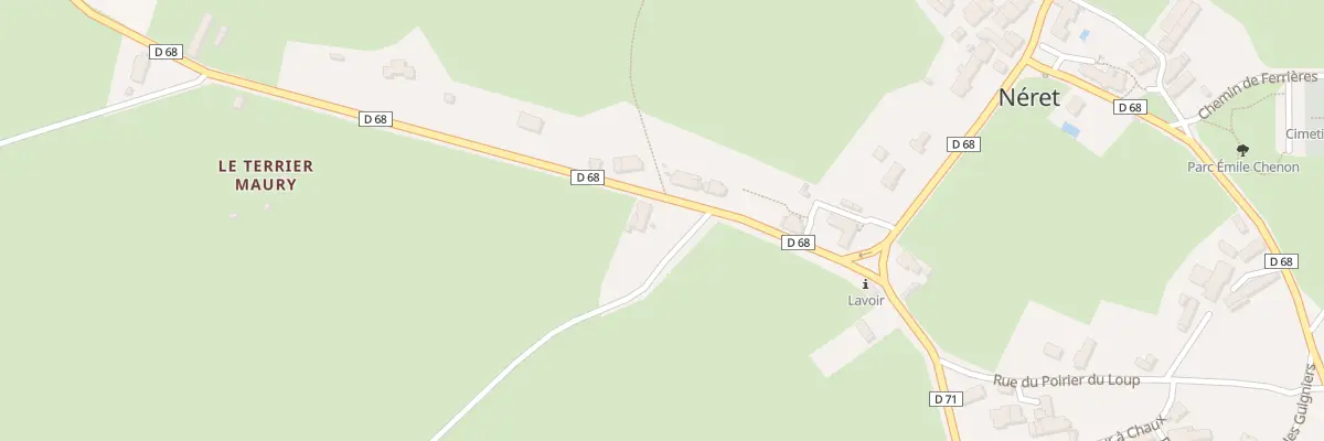 Plan du 6 Rue Saint Martin à Néret