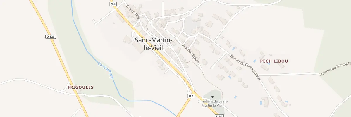 Plan du 22 Rue du Château Fort à Saint-Martin-le-Vieil