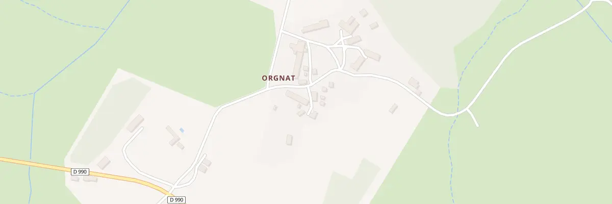 Plan du 9 Orgnat à Saint-Dizier-la-Tour