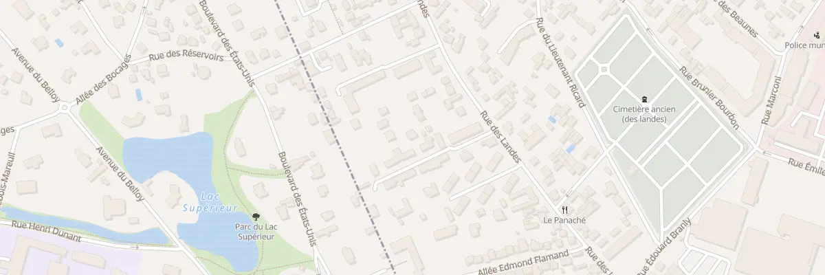 Plan du 97 Rue des Landes à Chatou