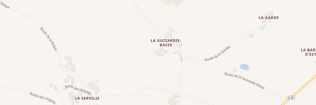 Plan du 120 La Guizardie Basse à Lescure-Jaoul