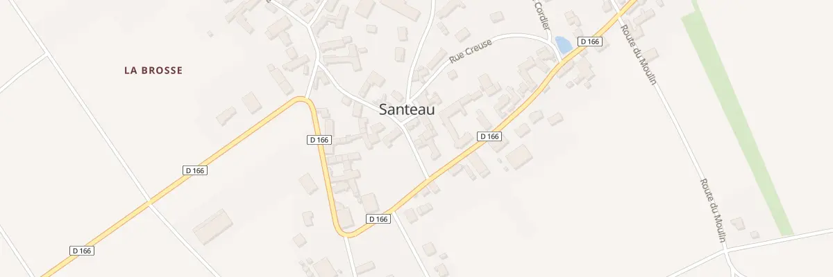 Plan du 3 Rue de la Mairie à Santeau