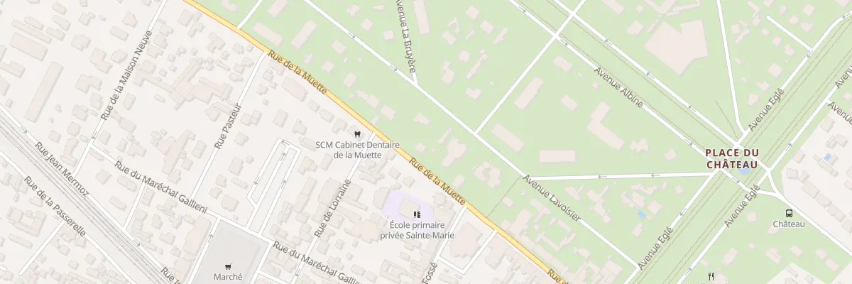 Plan du 20T Rue de la Muette à Maisons-Laffitte
