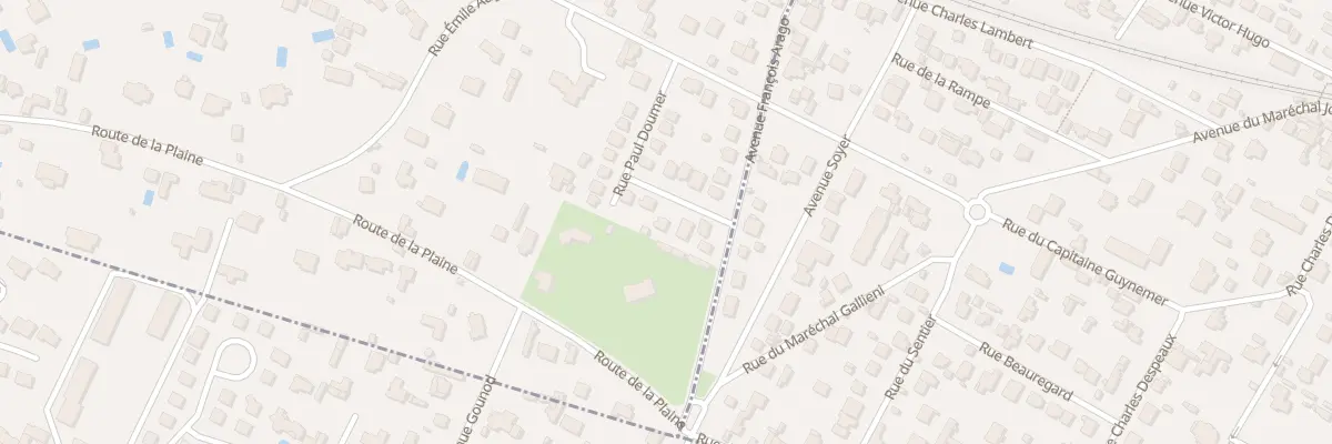 Plan du 5 Rue Paul Doumer au Vésinet