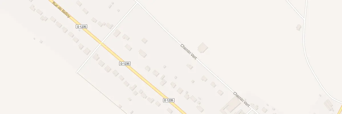 Plan du 38 Rue de Belloy à La Chaussée-Tirancourt