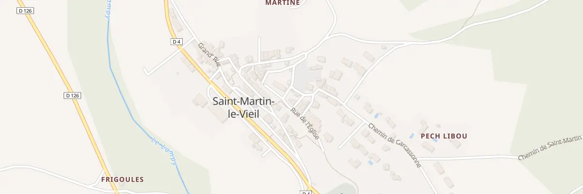 Plan du 1 Rue de l’Eglise à Saint-Martin-le-Vieil