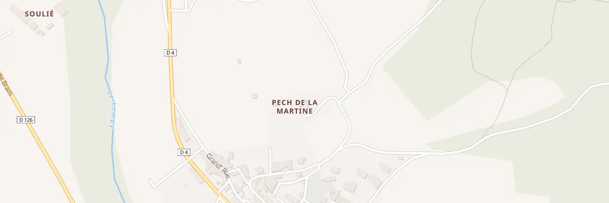 Plan du 5105 Au Pech de la Martine à Saint-Martin-le-Vieil