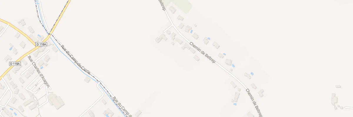 Plan du 6 Che de Beltrep à Puygouzon