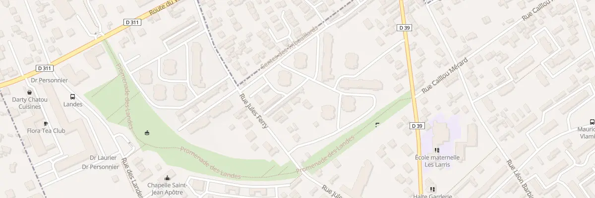 Plan du 50 Rue Jules Ferry à Chatou
