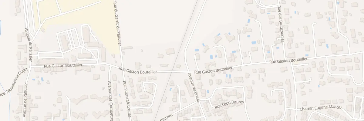 Plan du 15 Rue Gaston Bouteiller à Albi