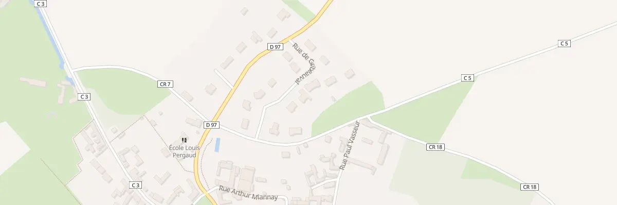 Plan du 3 Rue de Gribeauval à Bovelles