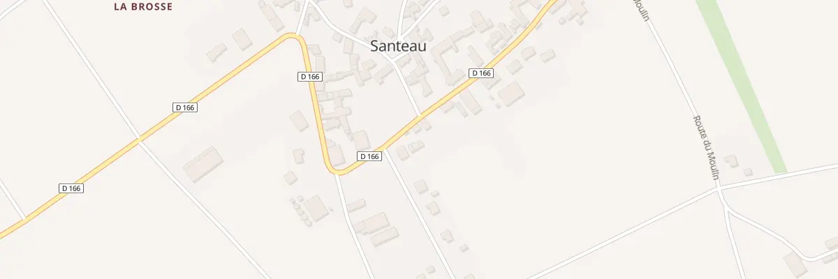 Plan du 1 Rue du Portail à Santeau
