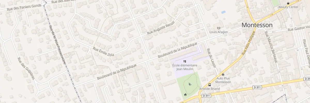 Plan du 42 Bd de la République à Montesson