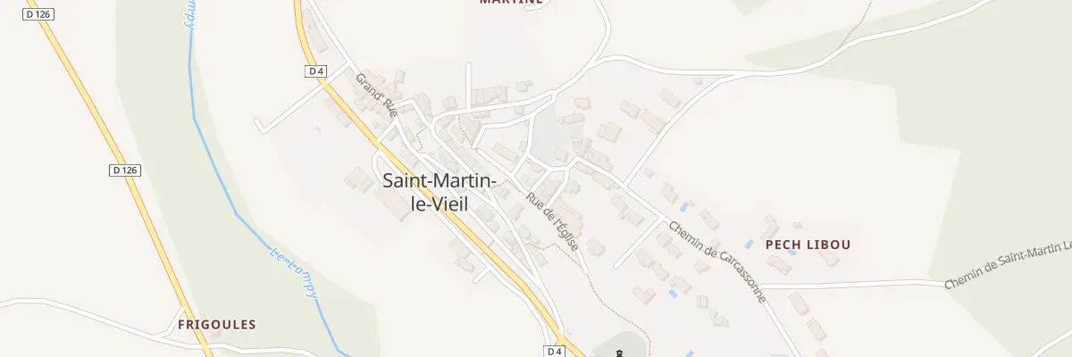 Plan du 3 Rue de l’Eglise à Saint-Martin-le-Vieil