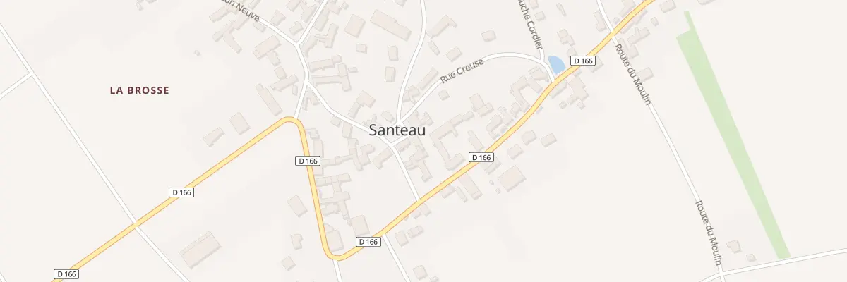 Plan du 3 Pl de la Mairie à Santeau