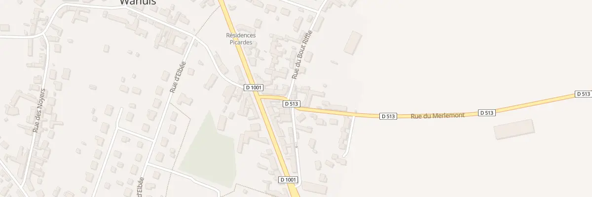 Plan du 3 Rue de Merlemont à Warluis