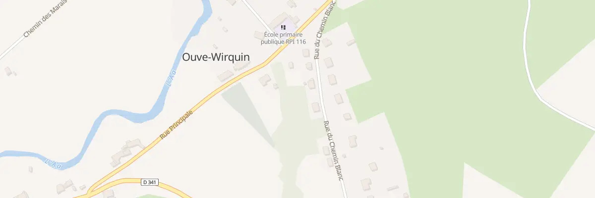 Plan du 10 Rue Principale à Ouve-Wirquin