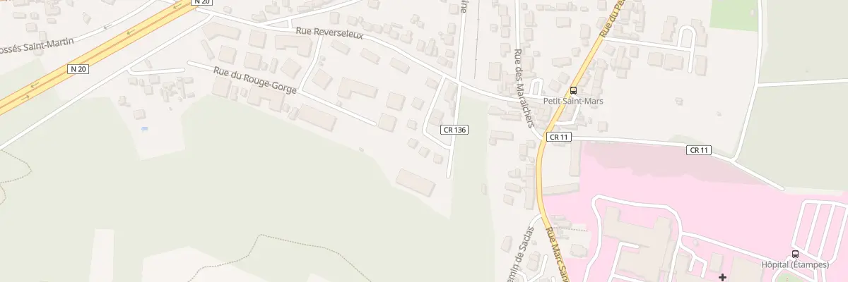 Plan du 11 Rue Reverseleux à Étampes