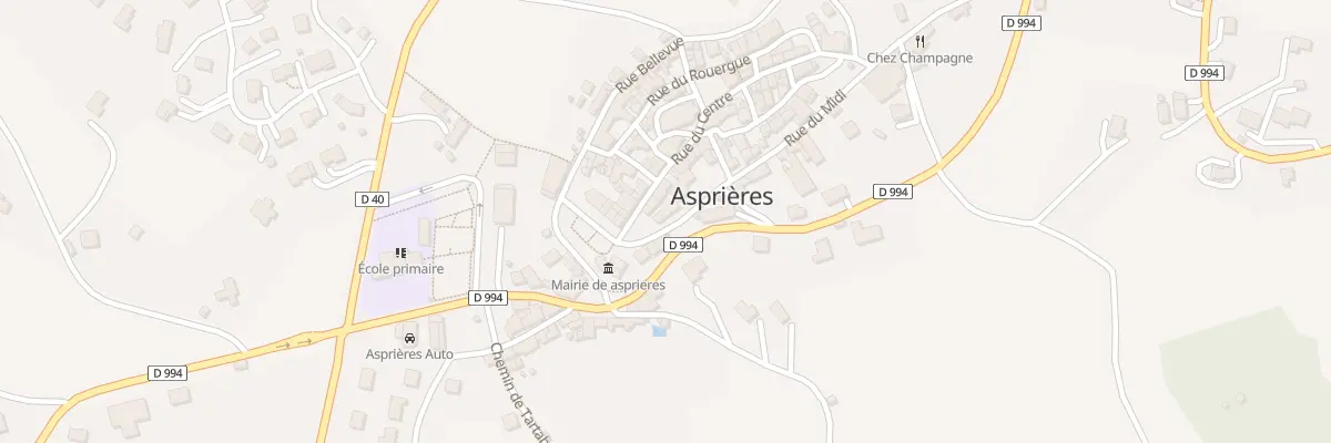 Plan du 5029 Rue du Centre à Asprières