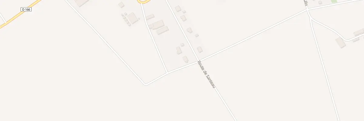Plan du 9 Rte de Santeau à Santeau