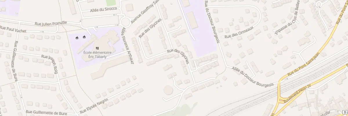 Plan du 36 Rue des Glycines à Étampes