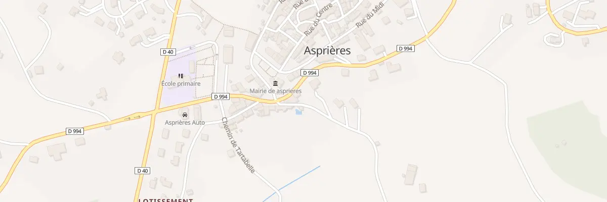 Plan du 5092 Av de Rodez à Asprières