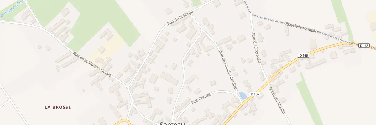Plan du 3 Ptr Petite Rue Creuse à Santeau