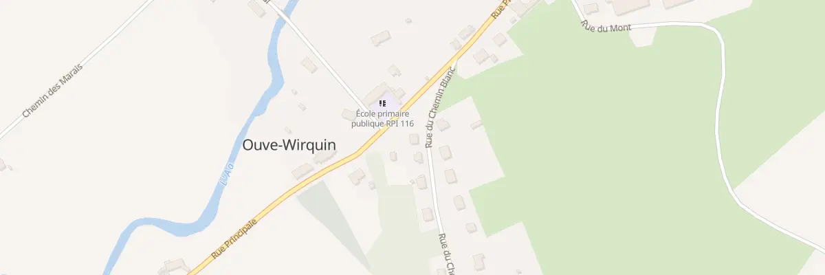 Plan du 2 Rue du Chemin Blanc à Ouve-Wirquin