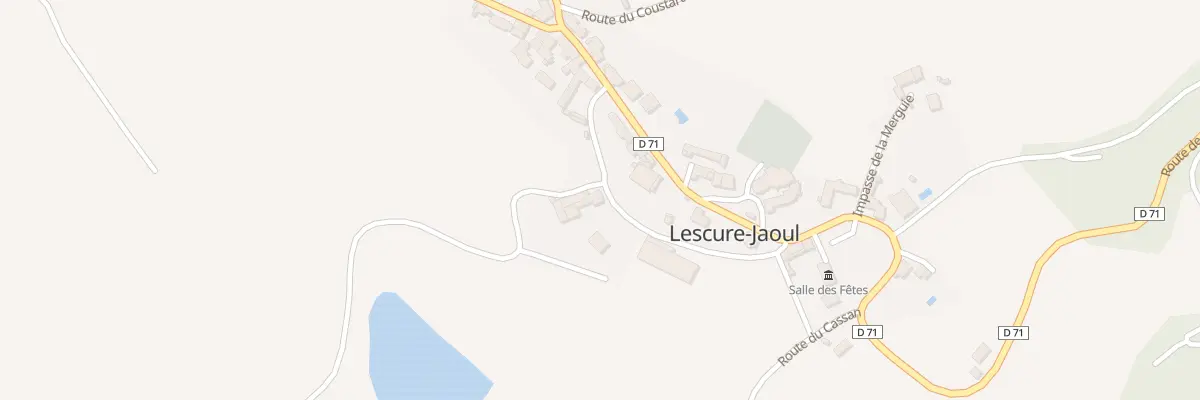 Plan du 130 Lescure à Lescure-Jaoul