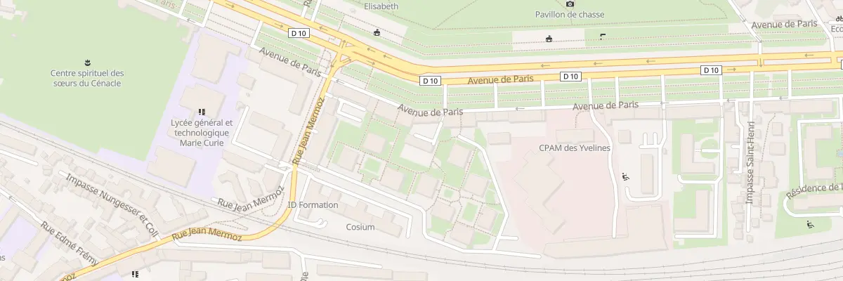 Plan du 84 Av de Paris à Versailles