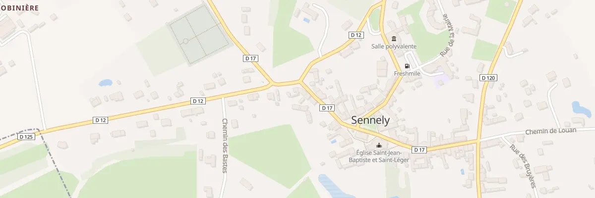 Plan du 4 Gr Grande Rue à Sennely