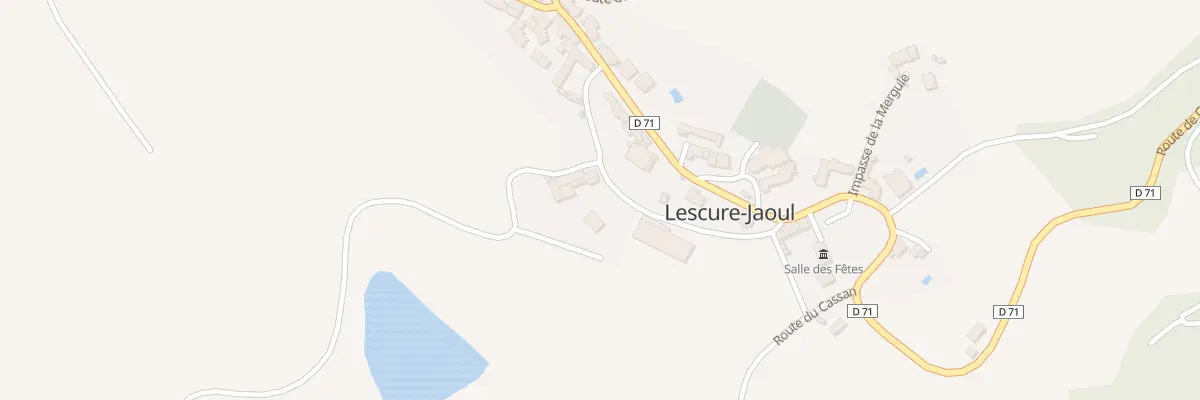 Plan du 8 Lescure à Lescure-Jaoul