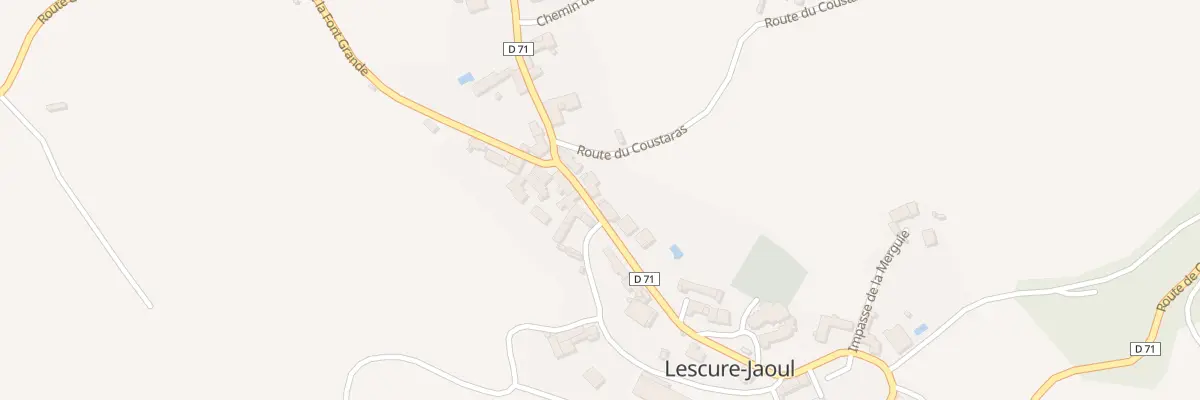 Plan du 5198 Lescure à Lescure-Jaoul