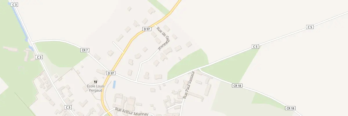 Plan du 5 Rue de Gribeauval à Bovelles