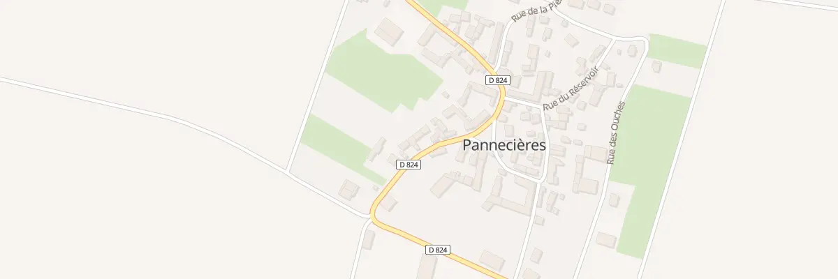 Plan du 13 Grande Rue à Pannecières