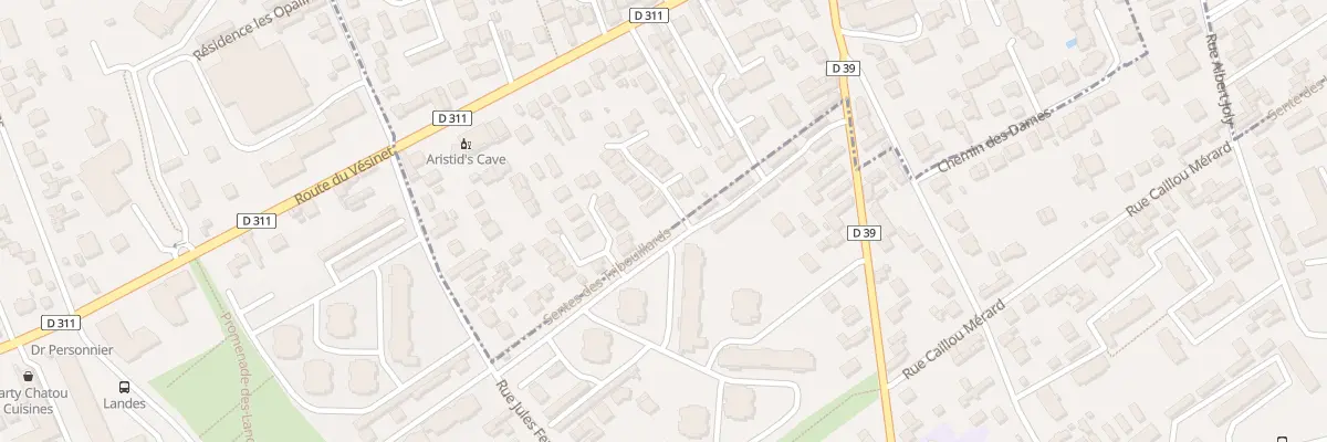 Plan du 35 Sen Rurale des Tribouillards à Montesson