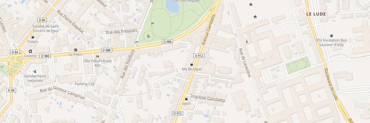 Plan du 78 Av Gambetta à Albi