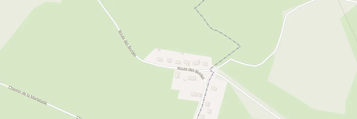 Plan du 28 Rte des Bordes à Blessac