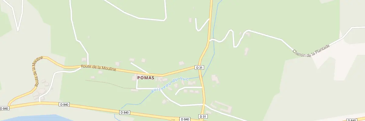 Plan du 5112 Pomas à Cuzac