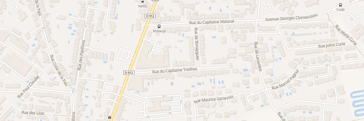 Plan du 15 Rue Capitaine Treilhes à Albi