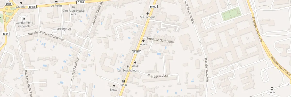 Plan du 125 Av Gambetta à Albi