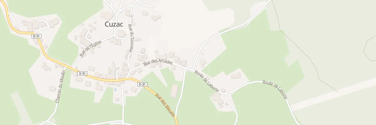 Plan du 133 Rue des ARCADES à Cuzac