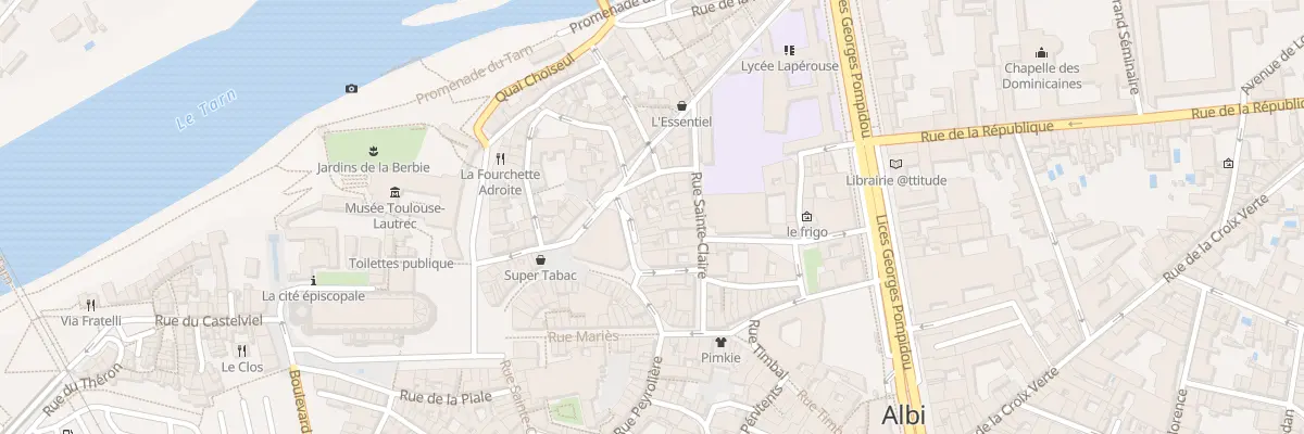 Plan du 3 Rue des Foissants à Albi