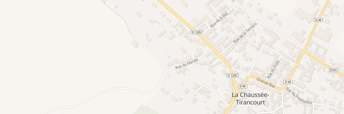 Plan du 10 Rue du Marais à La Chaussée-Tirancourt