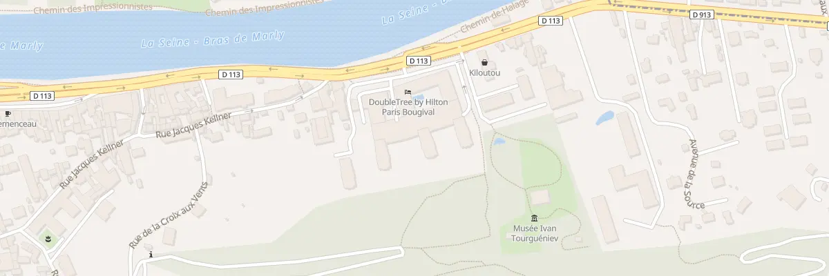 Plan du 10 Rue Yvan Tourgueneff à Bougival